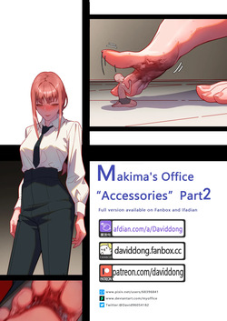 [David Dong] Makima's Office "Accesories" Part 2